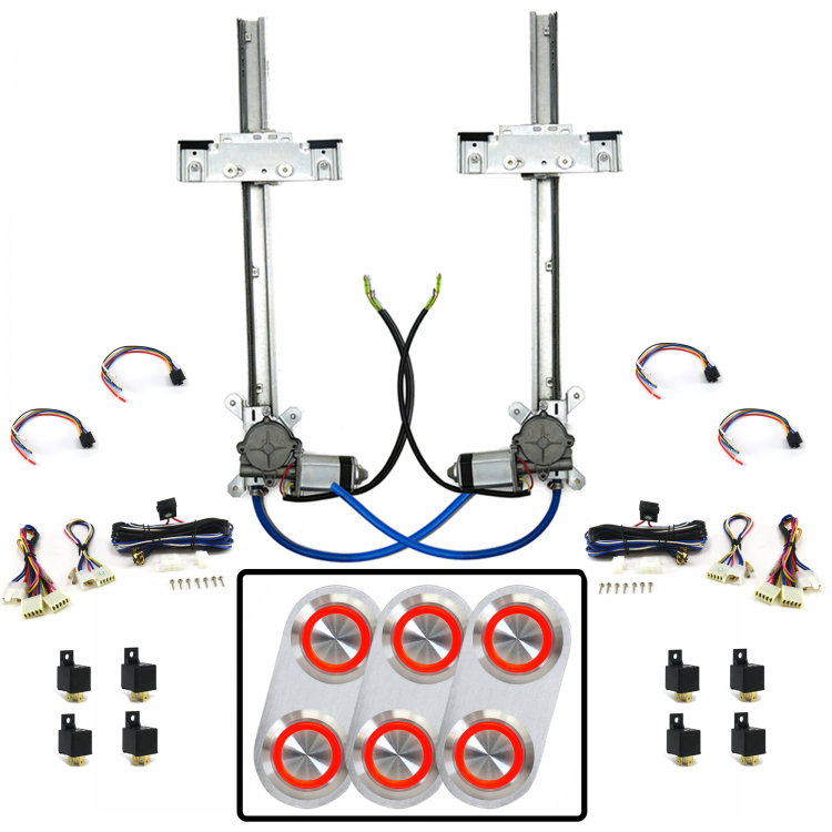 Billet Switch Power Window Kits