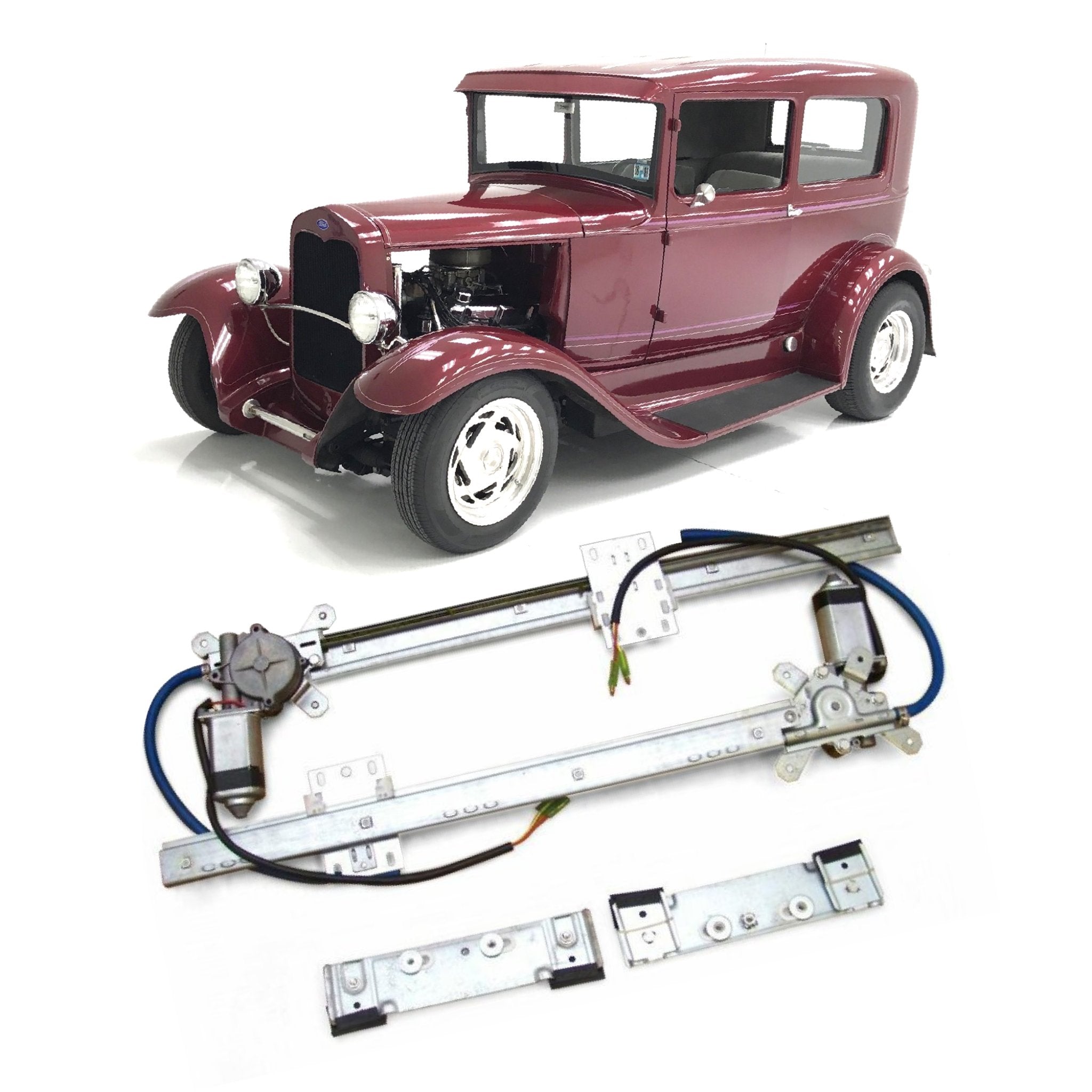 Kit de elevalunas eléctrico 1930 Modelo A Sedan Tudor Fordor Standard Deluxe A-400 Murray