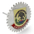 Chrome Car Truck Chihuahua Mexico Grill Badge Emblem Flag Red  Banner Medallion