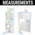 1993-1996 AC Brooklands Ace Small Slimline Bear Claw Door Locking Latch Set Install Kit Mounting Plates