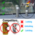 1934-1940 Studebaker President Model 82 Large Bear Claw Door Locking Latch Set Install Kit Mounting Plates Strikers