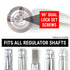 Billet Aluminum Interior Car Door or Window Crank Handle Lever Set Optional Knob