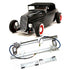 Kit de conversión de ventana eléctrica de vidrio plano de 12 V para camioneta Roadster modelo 40 de 1934