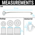 2016-2020 Honda BR-V Stainless Steel Door Prop Open Rods Set Holds Latch Interior Display Car Shows