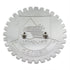 Insignia cromada para parrilla de coche y camión, emblema de Metal de Truckin México, medallón de bandera