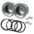 1942-1948 Pontiac Torpedo Series 29 Recessed Frenched Headlight Conversion Kit Set 7" Bucket Trim Ring Bezel