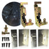 1934-1940 Studebaker President Model 82 Large Bear Claw Door Locking Latch Set Install Kit Mounting Plates Strikers