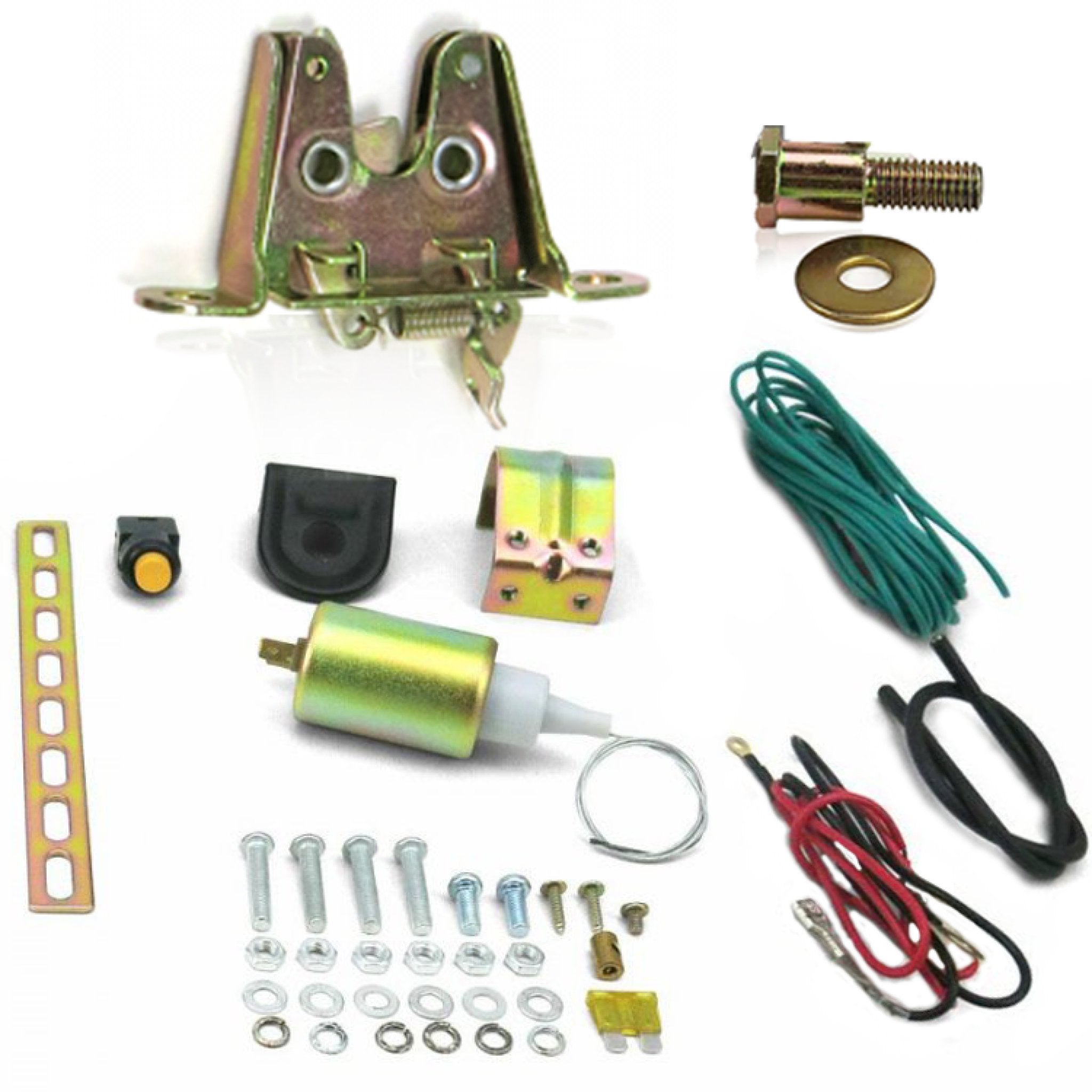 2000-2004 Nissan Xterra 15 lb. 12V Power Trunk Hood Hatch Solenoid Latch Release Kit, SE, XE, Xterra