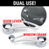 Billet Aluminum Interior Car Door or Window Crank Handle Lever Set Optional Knob