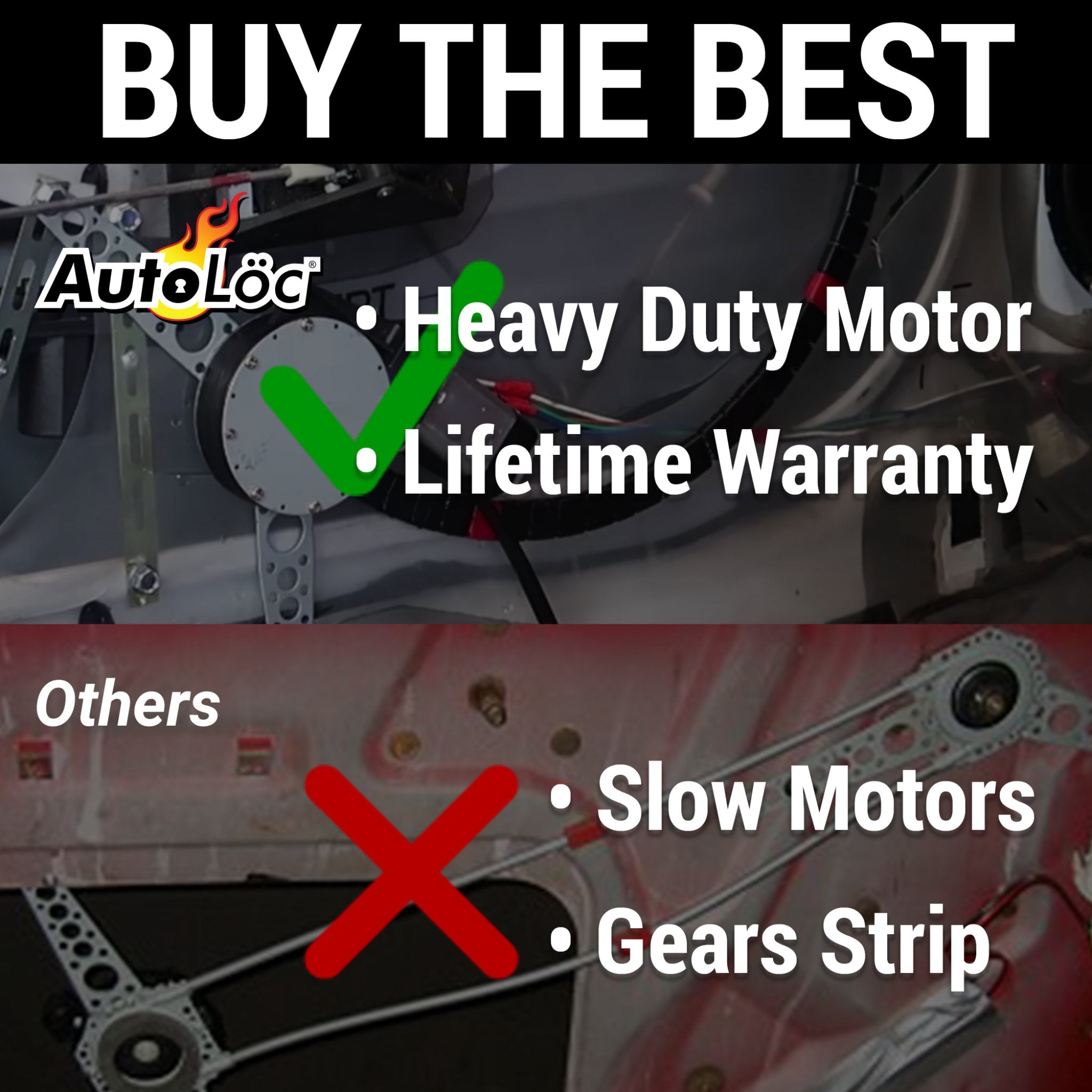 2008-2017 Peugeot Bipper 2 Door Power Window Kit