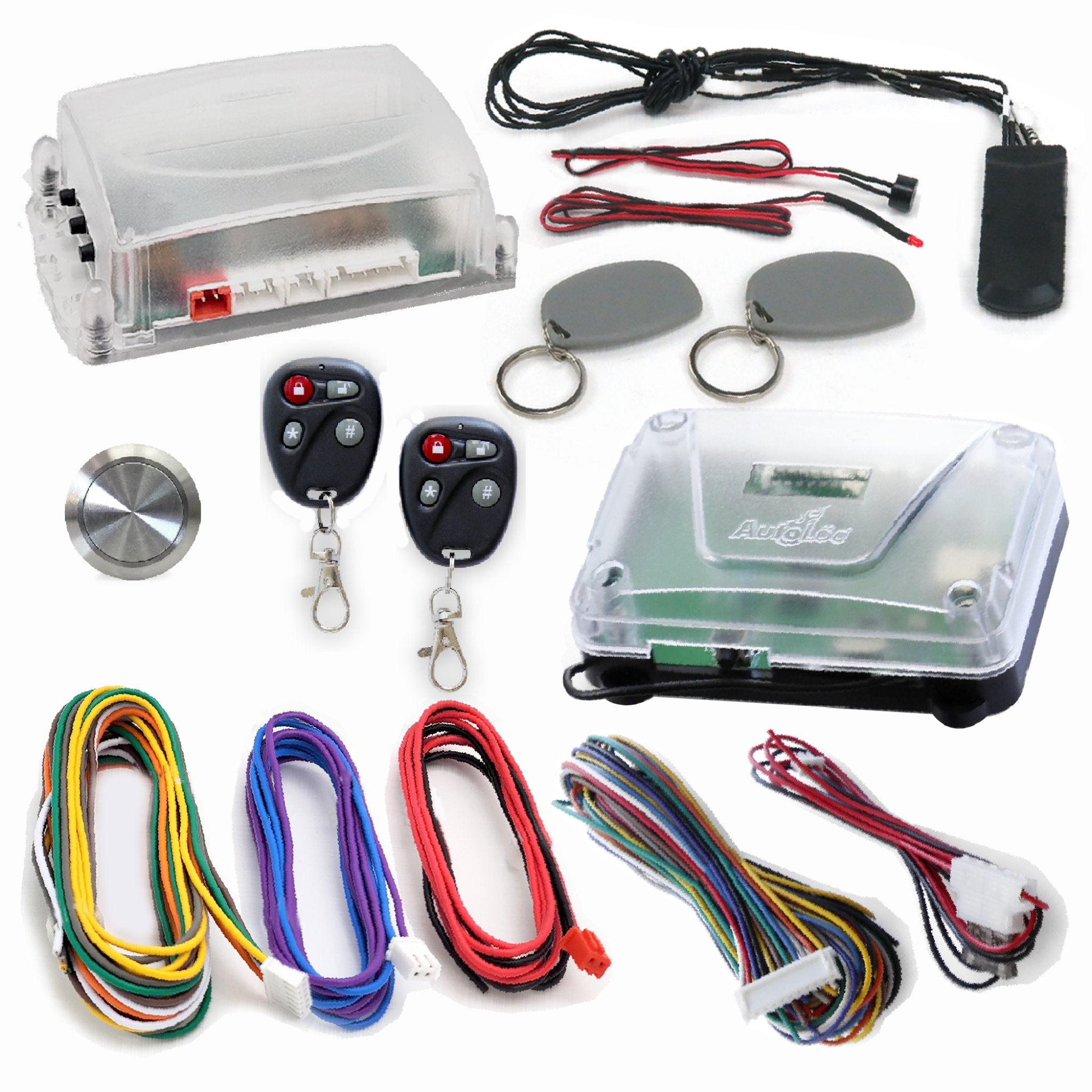 2000-2005 Nissan Prairie / Axxes / Liberty Billet Push Button Engine Start w/ Keyless Entry Remote Start & RFID No Keys
