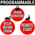 1991-1993 GMC Sonoma Keyed Engine Ignition to Push Button Start kit - 12V Keyless Starter ON/OFF , SLE,  GT, SLS, S15, S-15