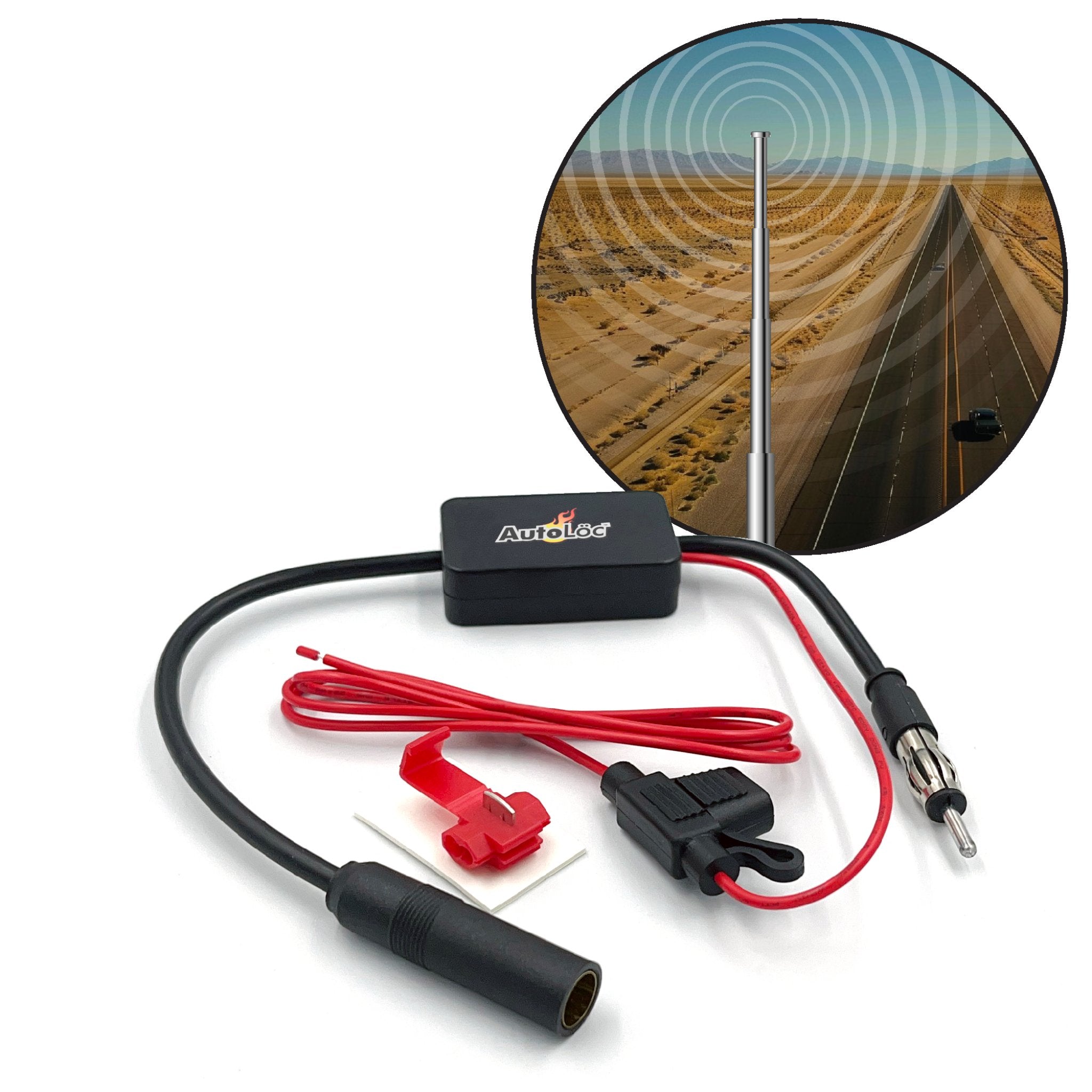 1993-2011 Subaru Impreza Stereo Electronic Radio AM/FM Antenna Signal Booster and Cleaner Upgrade Kit , LX, L, Brighton, WRX, 2.5i, Limited, R, Outback, RS, Premium, Sport, 4x4, 2.0R, STI, TR, Limited, LS, TS, 2.5 GT, Special Edition, L, XV, SE