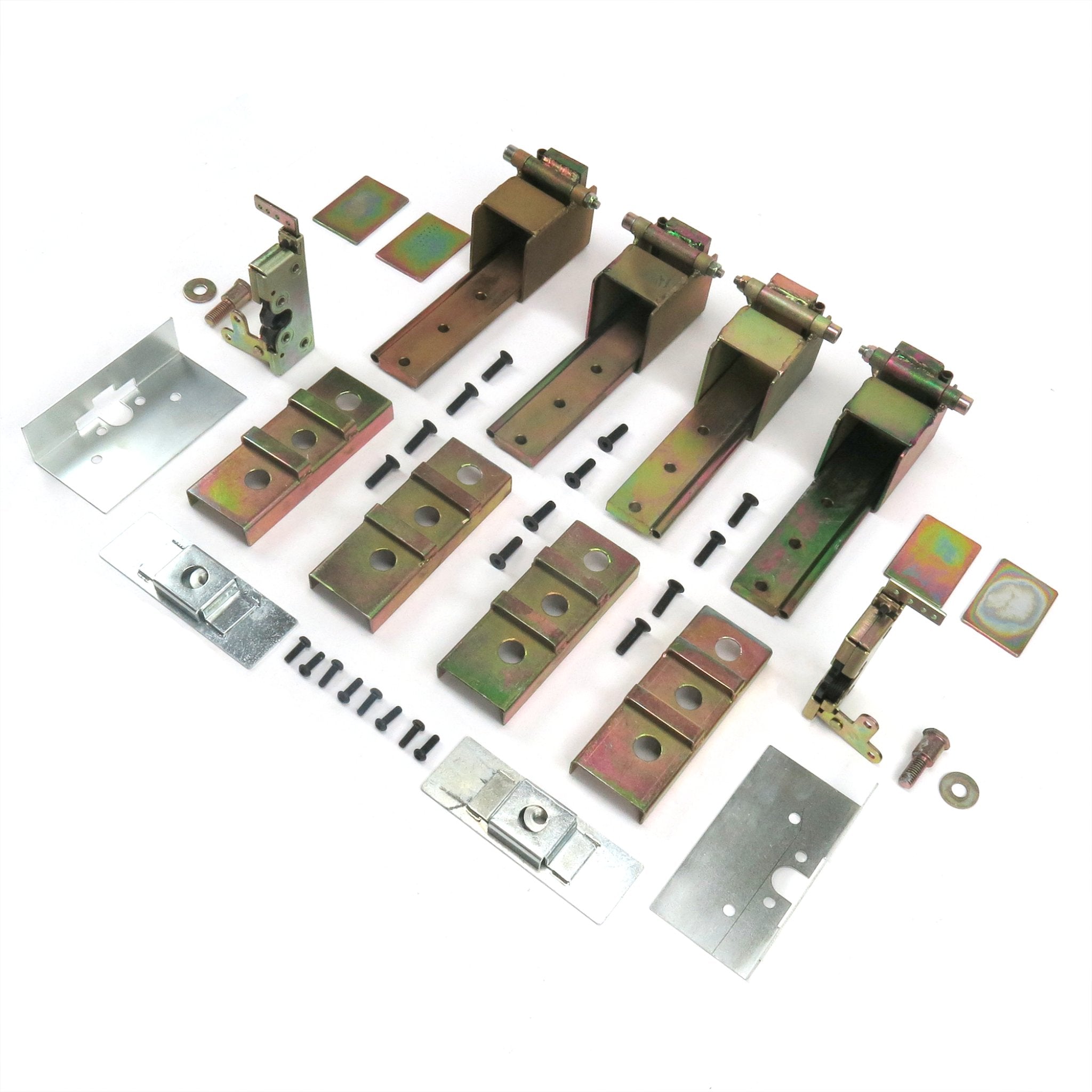 1969-1972 Chevrolet Kingswood 2 Door Heavy Duty Suicide Hidden Hinge Kit w/ Bear Claw Latches & Install Plates, Estate, Kingswood
