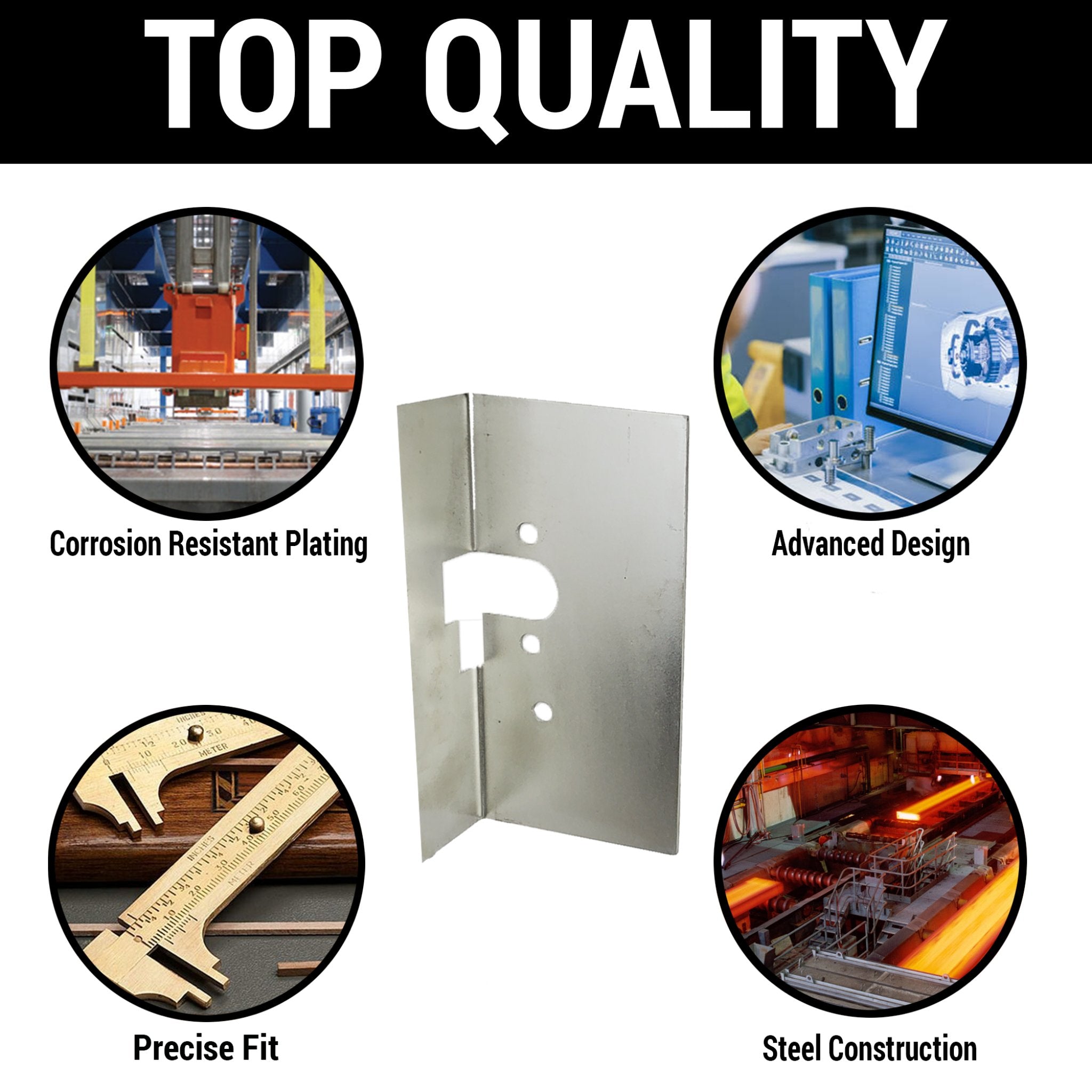 2000-2005 Nissan Prairie / Axxes / Liberty Small Locking Bear Claw Jaw Door Latch Installation Kit Mounting Plate