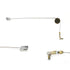 2005-2011 Mercedes SLK Shaved Door Handle Latch Solenoid Pulley Cable Stainless Steel Wire System Upgrade Kit , SLK200, SLK280, SLK350, SLK300, SLK55 AMG