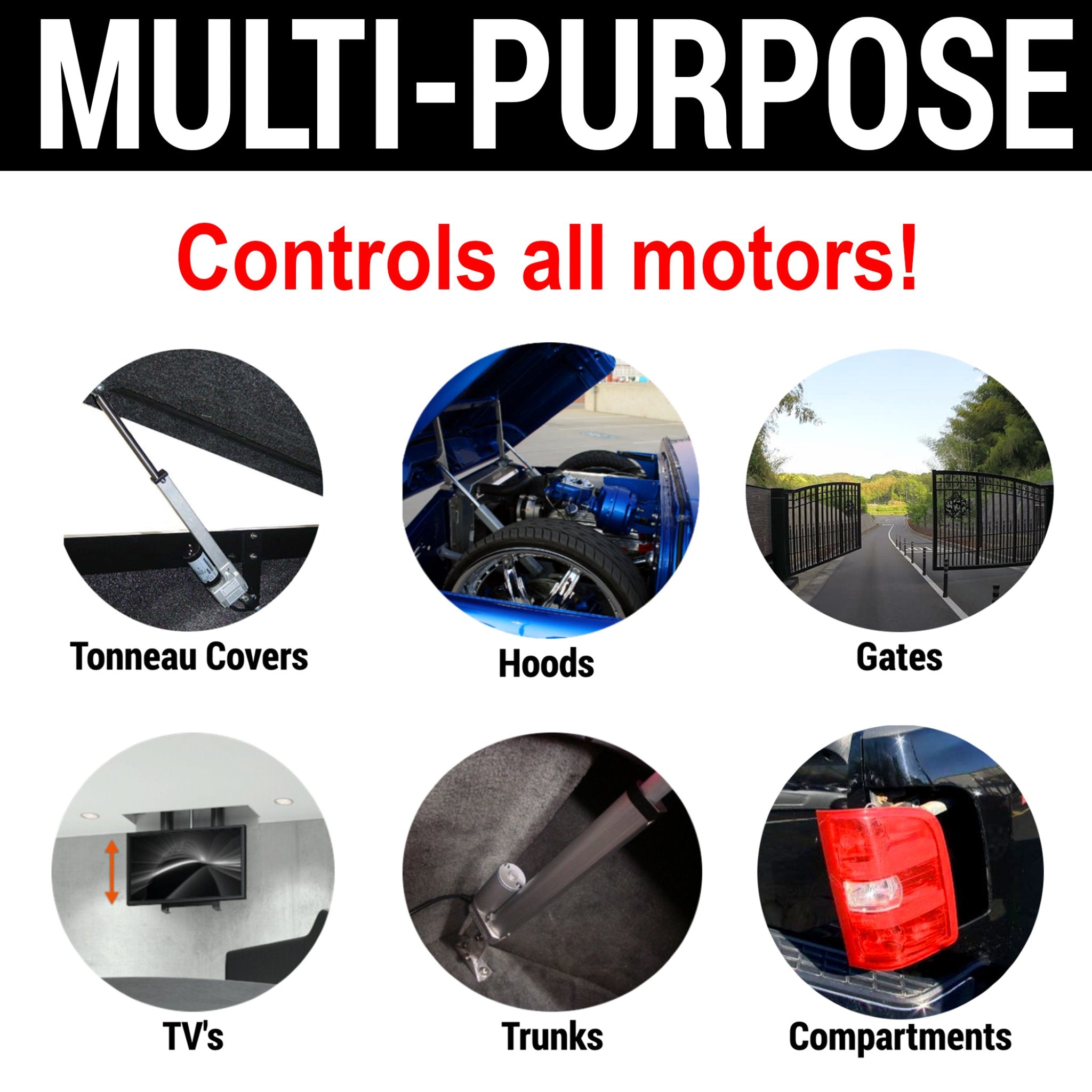 1973-1994 Chevrolet Chevette 12V Reversible Motor Control Module Upgrade for Linear Actuator Door Trunk 2 Presets , Scooter, Diesel, CS, Woody, S, Sport, Rallye, Rally, Sandpiper