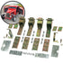 1969-1972 Chevrolet Kingswood 2 Door Heavy Duty Suicide Hidden Hinge Kit w/ Bear Claw Latches & Install Plates, Estate, Kingswood