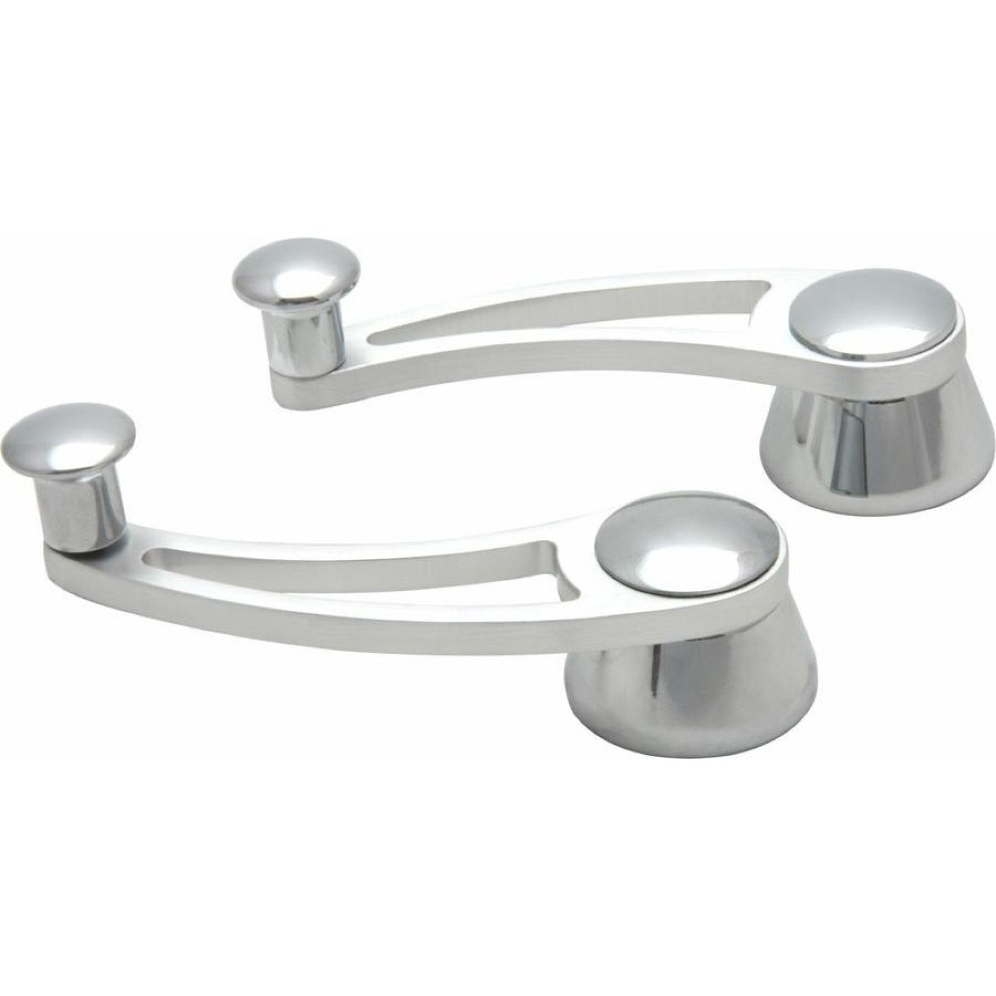 Billet Aluminum Interior Car Door or Window Crank Handle Lever Set Optional Knob