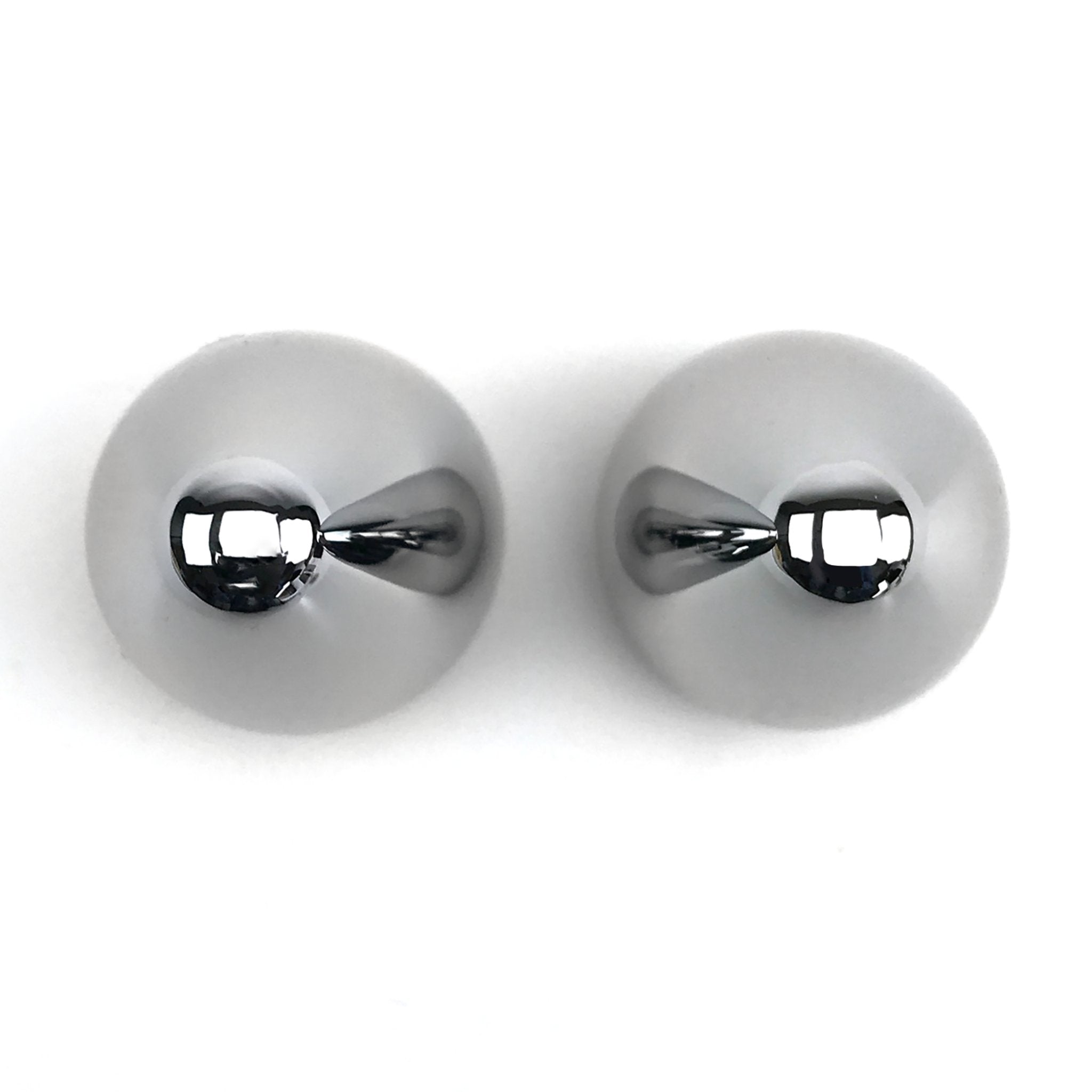 Bullet Aluminum Windshield Wiper Arm Post Cover Caps, 2 Pack (Pair) - Universal