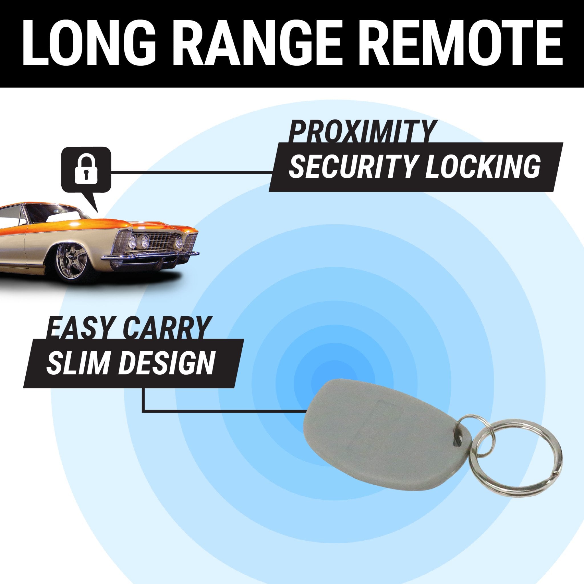 1931-1936 Lincoln Brunn Hands Free RFID Key FOB Vehicle Immobilizer Security Car Truck Anti-Theft System