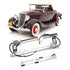 Kit de conversión de ventana eléctrica de vidrio plano de 12 V para Cabriolet modelo 40 de 1934