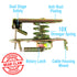 2015-Present Buick Excelle GT Heavy Duty Large Bear Claw Trunk Hood Latch Assembly Upgrade Kit