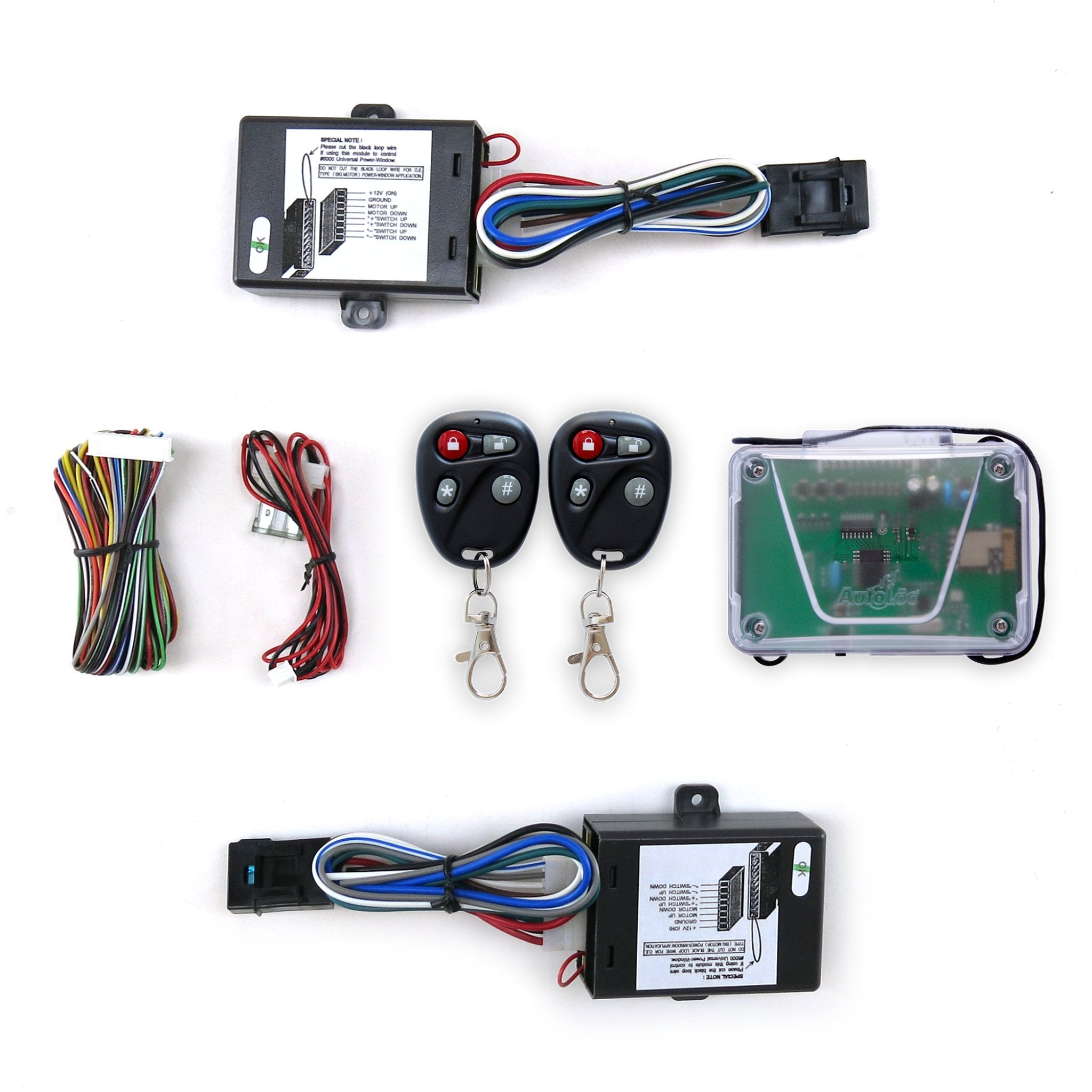 1919-1922 Chevrolet FB One Touch Remote Power Window Control Conversion Kit Keyless Entry System, FB