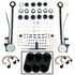 2000-2005 Nissan Prairie / Axxes / Liberty 2 Door Power Window Kit with Black Billet Aluminum Daytona Series Switches