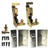 1934-1940 Studebaker President Model 82 Large Bear Claw Door Locking Latch Set Install Kit Mounting Plates Strikers