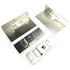 1972-1979 Mercedes W116 Large Locking Bear Claw Jaw Door Latch Installation Install Kit Mounting Plates