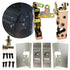 1993-1996 AC Brooklands Ace Small Slimline Bear Claw Door Locking Latch Set Install Kit Mounting Plates