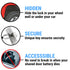 1937-1941 BMW 327 Shaved Door Latch Emergency Cable Release Key Lock Trunk Hood Kit