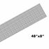 Cubierta de aluminio universal de la parrilla del diamante de la hoja de malla de la parrilla del coche/del camión de 8"x48"