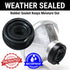 Snake Eye 7" Round Halogen Headlight Assembly Pair Glass Lens Car Truck Hot Rod