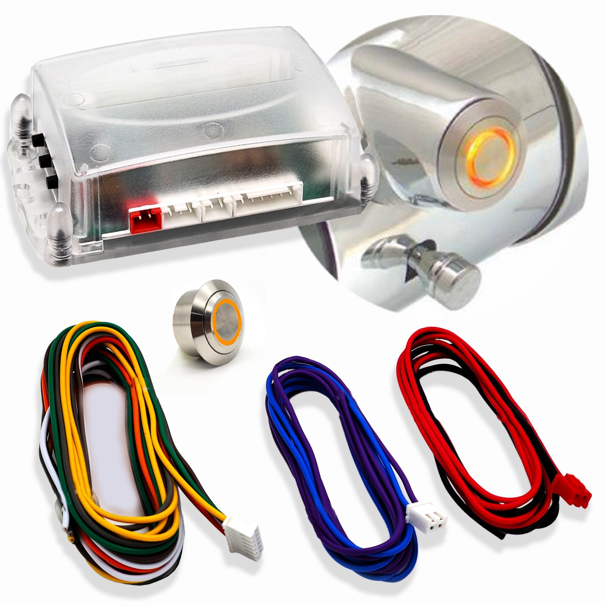 2006-2011 Chevrolet HHR GM Key Ignition to Push Button Start 12V Conversion Kit Direct Fit Column Insert , LT, Edicion Especial, Panel, LS, Comfort, SS, Elegance