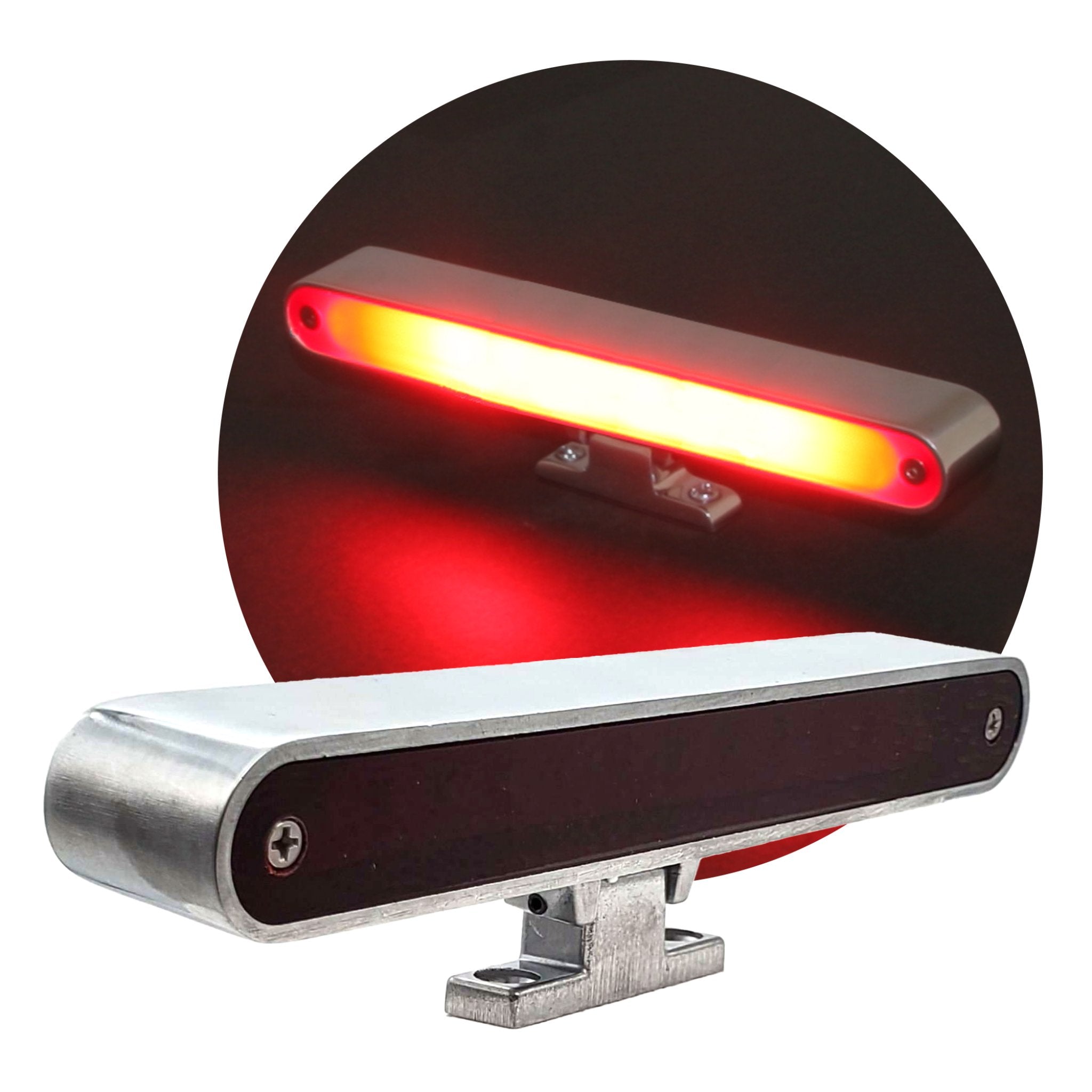1960-1964 Chevrolet Corvair Billet Aluminum LED Third 3rd Brake Light Turn Signal Rear Window, Monza, 95, Spyder,  Deluxe, Lakewood, Corvair, Truck