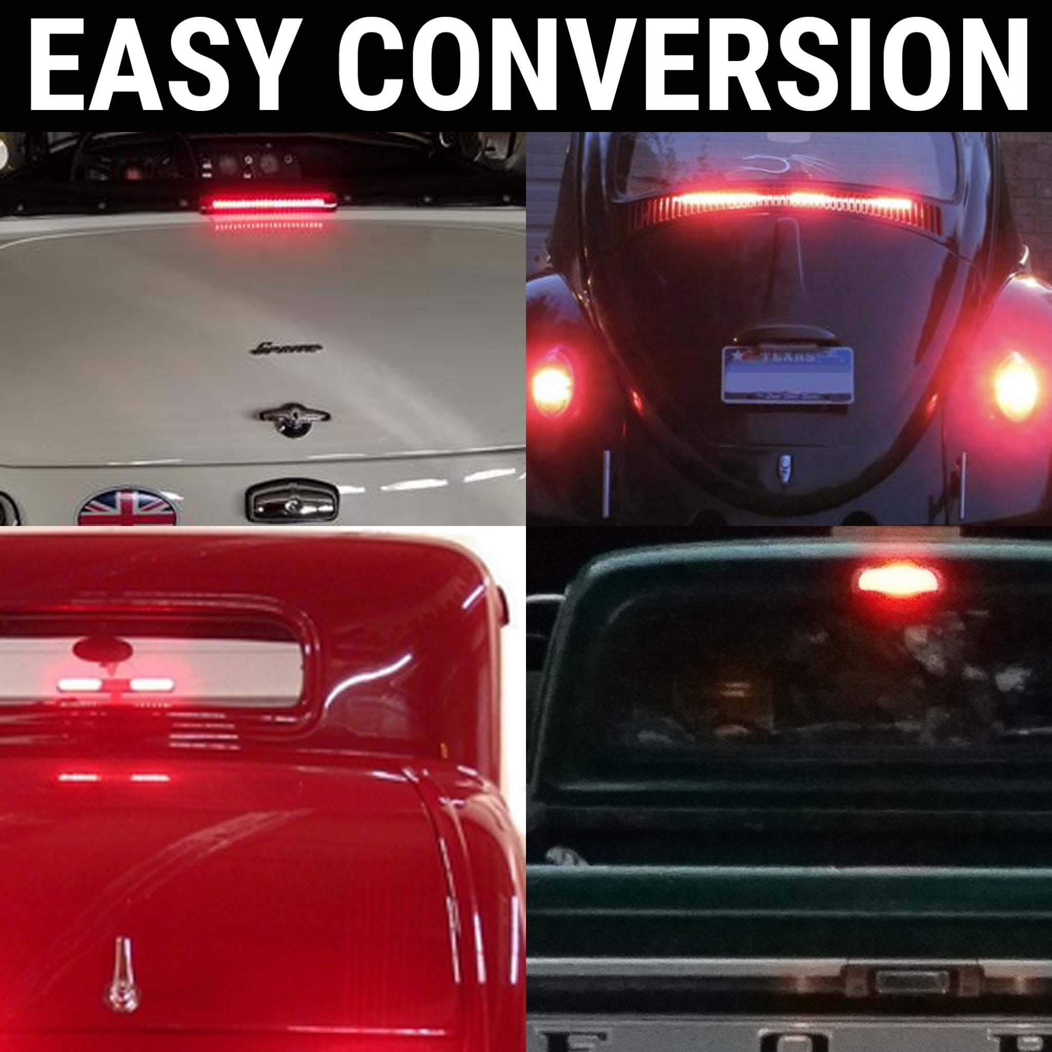 1955-1957 Jaguar XK140 Brake Tail Light Conversion Control Module Kit to Brake Lights with Turn Signals, MC,  M, XK140
