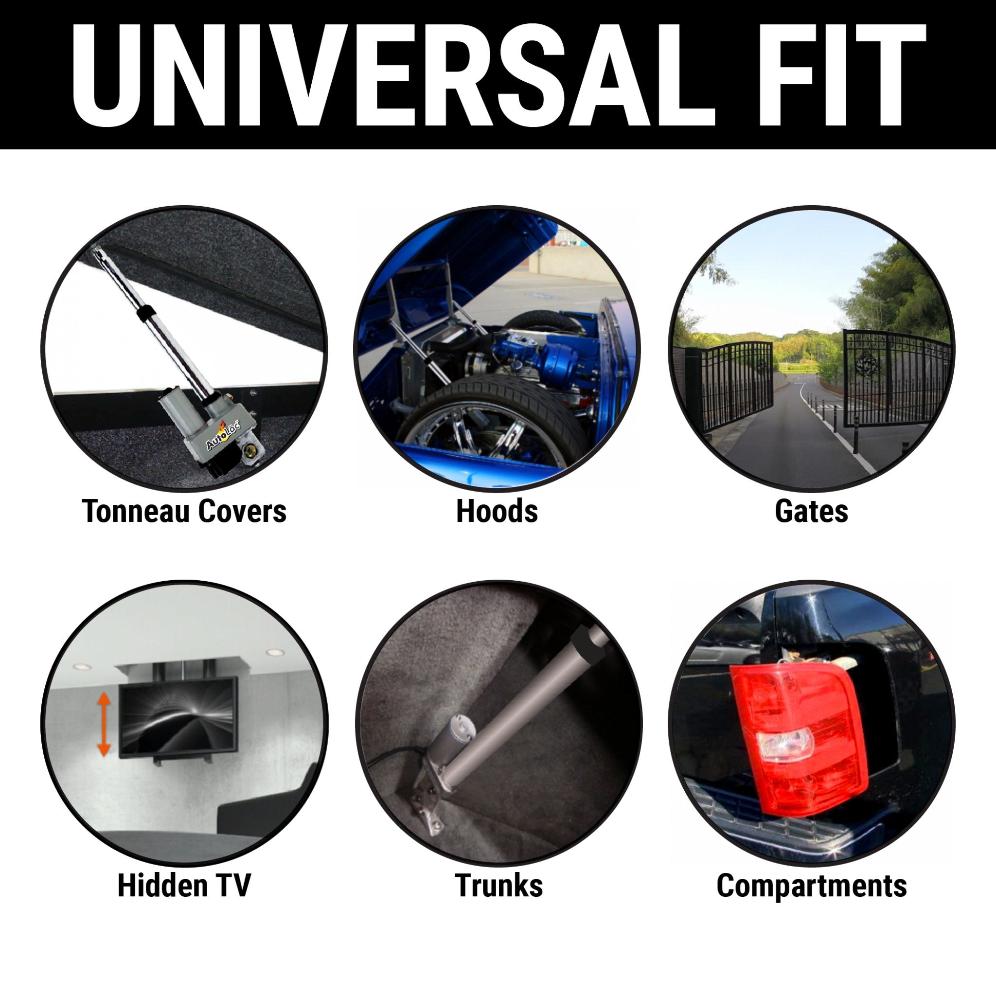 1984-1990 Citroën Axel Single Door 12V Automated Power Hinge Kit Lambo Gullwing Trunk Hatch or Hood