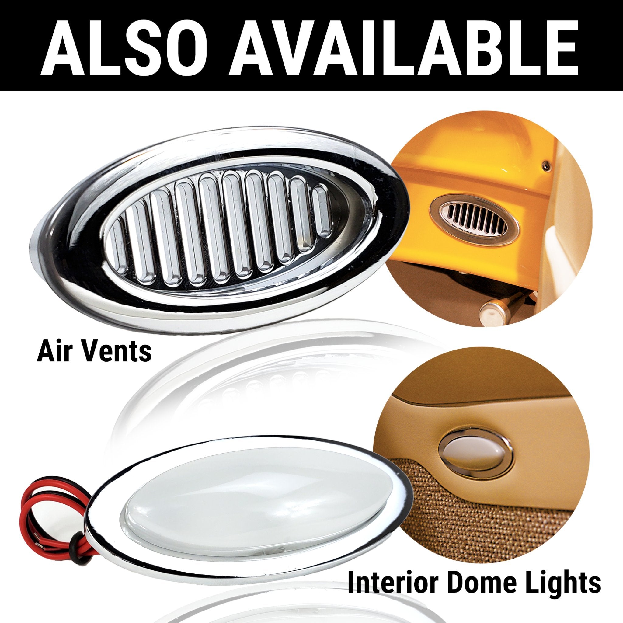 Par de palancas de bolsillo para manija de puerta de coche empotrada Interior ovalada de aluminio Billet