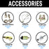 1934-1940 Studebaker President Model 82 Large Bear Claw Door Locking Latch Set Install Kit Mounting Plates Strikers