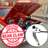 1977-1984 Buick Electra Hood Trunk Latch with Manual Billet Aluminum Pull Lever Release Upgrade Kit , 225, Park Avenue, Limited, Estate Wagon, Electra