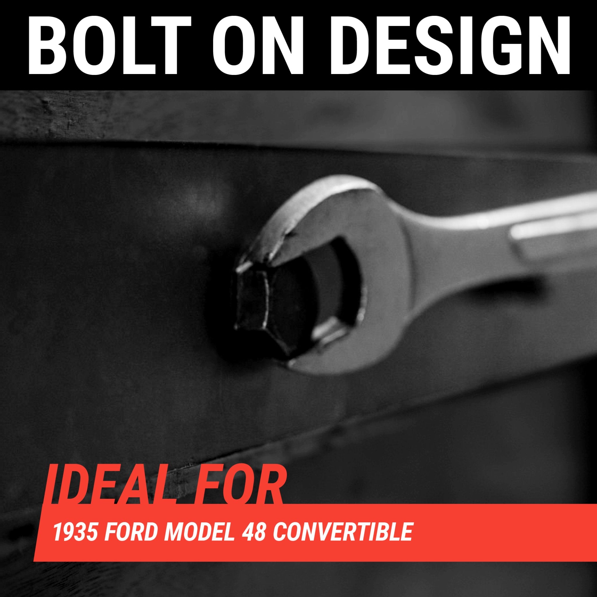 Autoloc Kit de conversión de elevalunas eléctrico de 12 V para Ford Modelo 48 Convertible 1935
