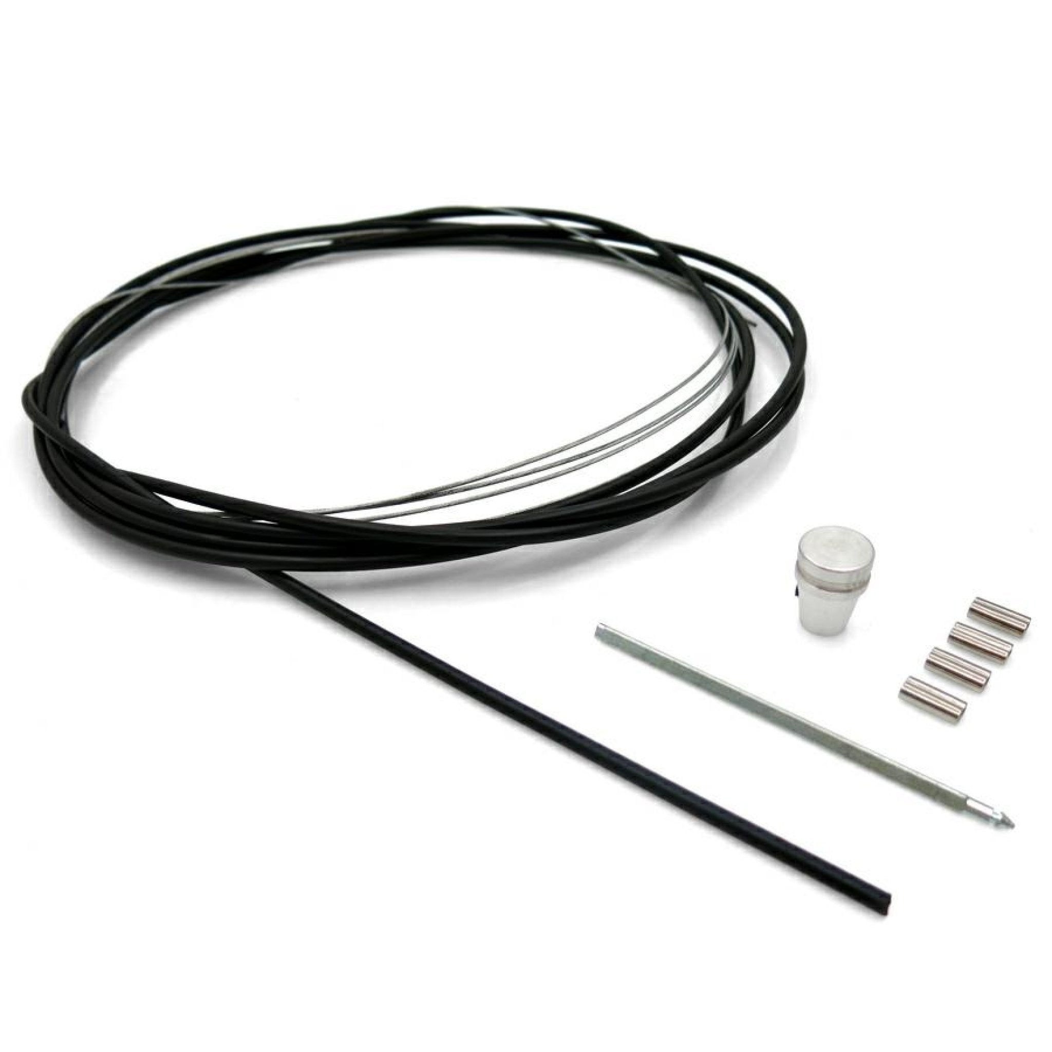 1958-1960 Rambler American Emergency Shaved Door Latch Cable Release Hidden Manual Pull Billet Knob Kit
