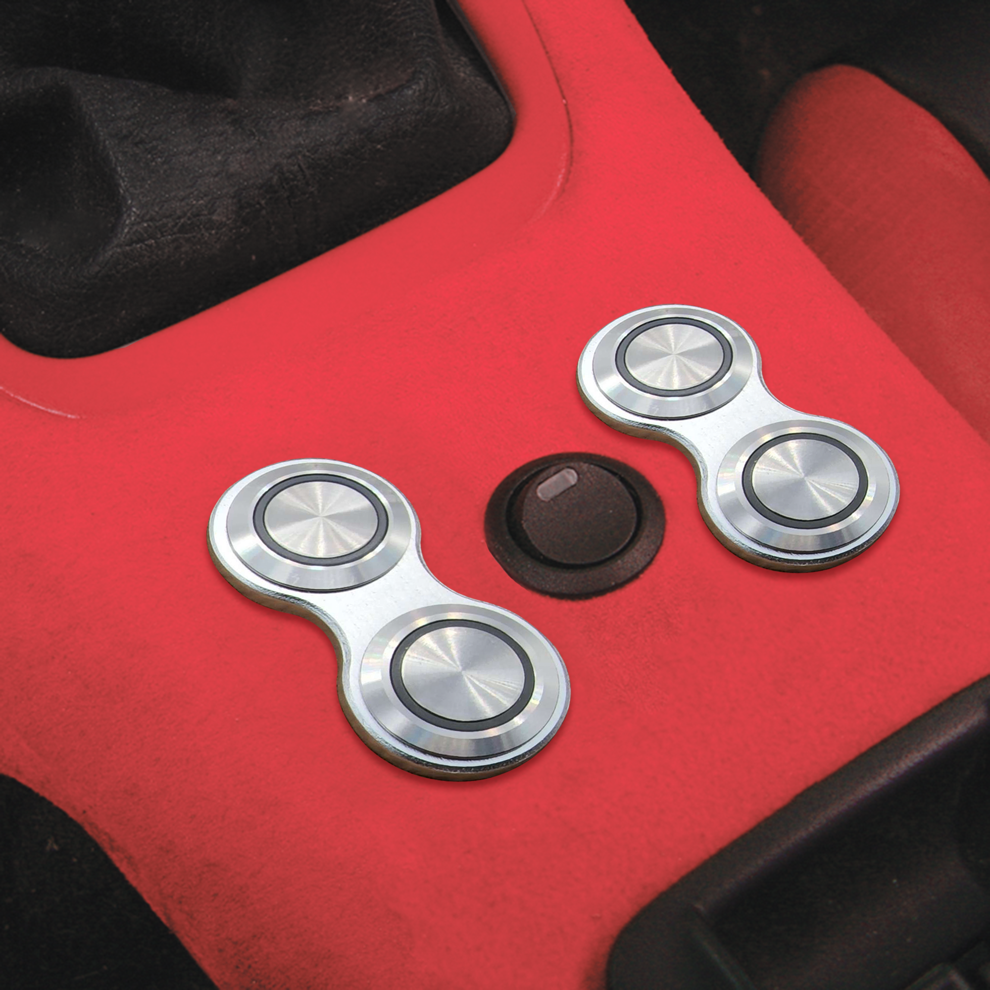Retro Billet Switch Install in Red Interior