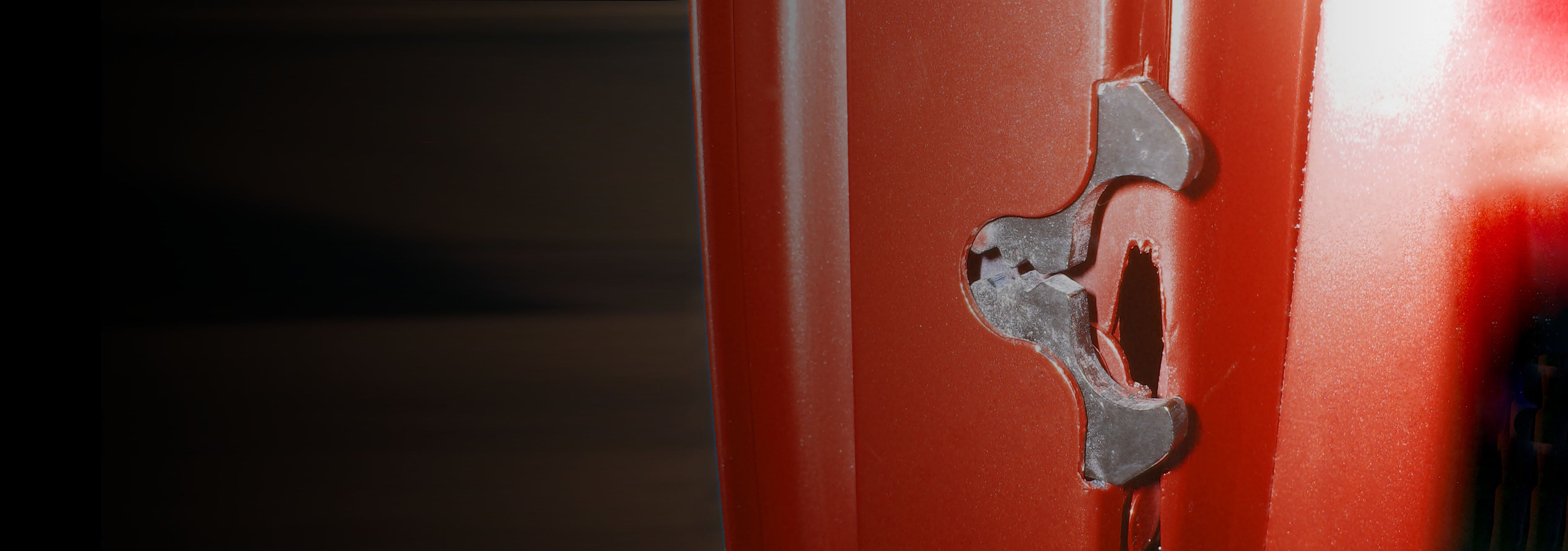 AutoLoc Bear Claw Latch Installed on Door