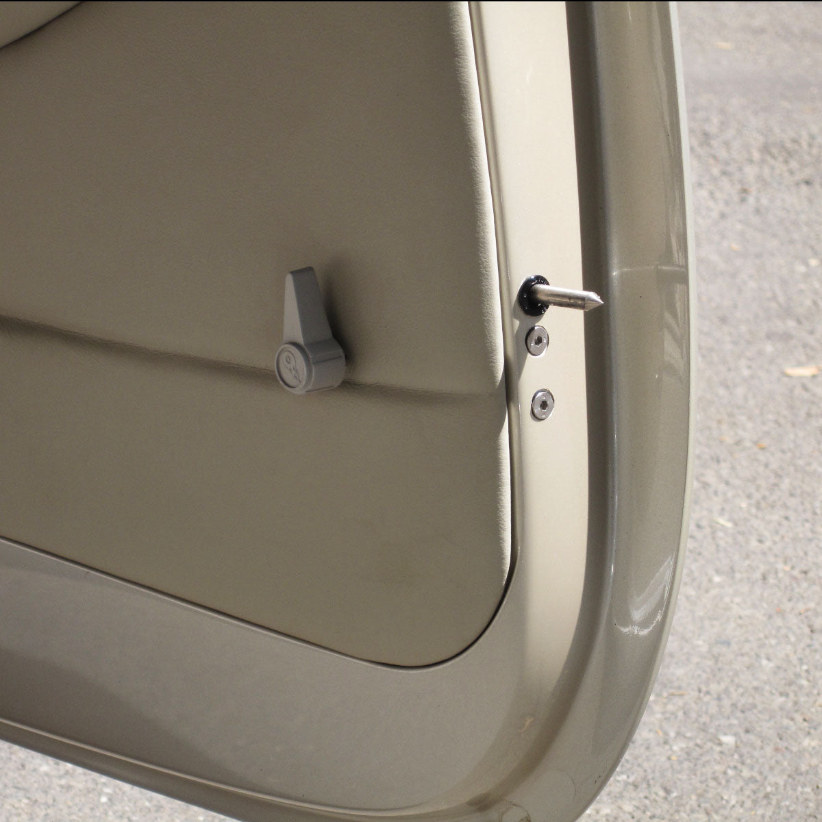 DeadLoc Safety System Installed on Door