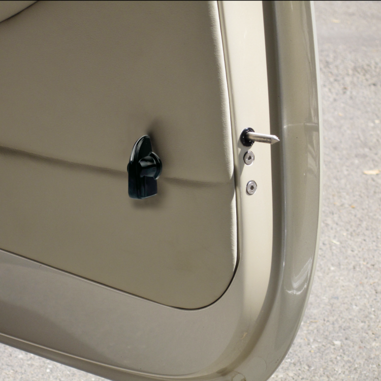 Deadloc Pin Installed on Door