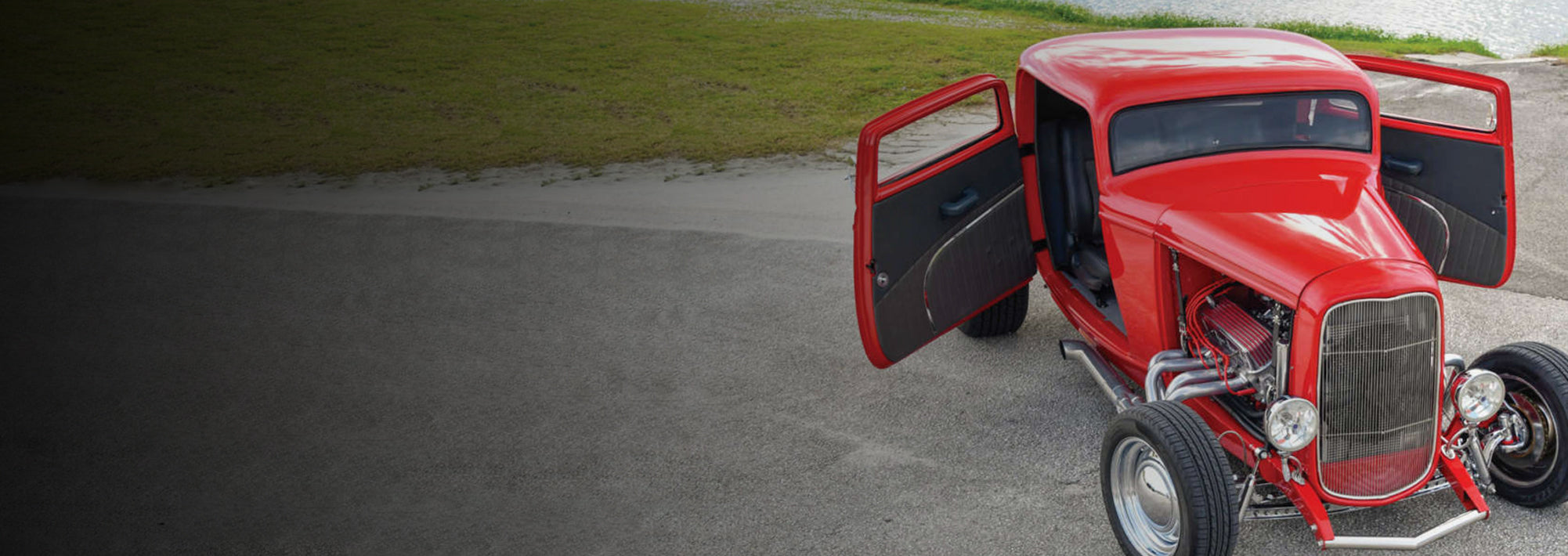 suicide hidden hinges red 1932 ford highboy