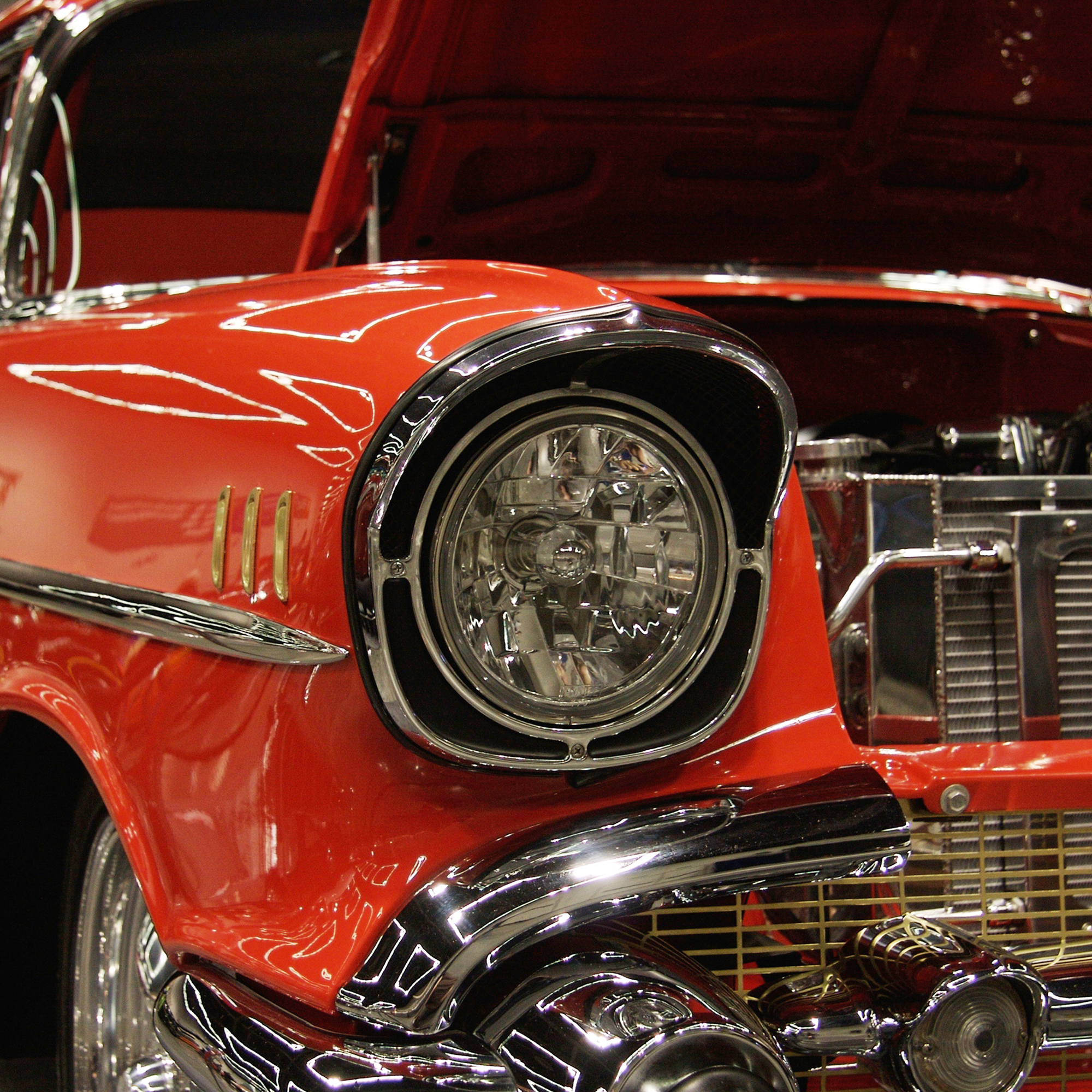 AutoLoc Snake-Eye Headlight Installed on a Car